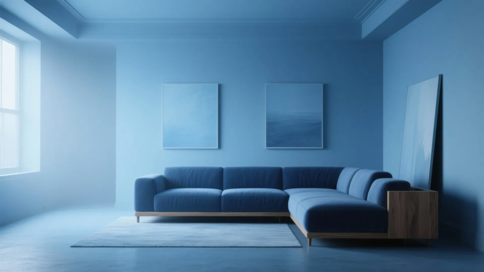 3) Monochrome, many layers