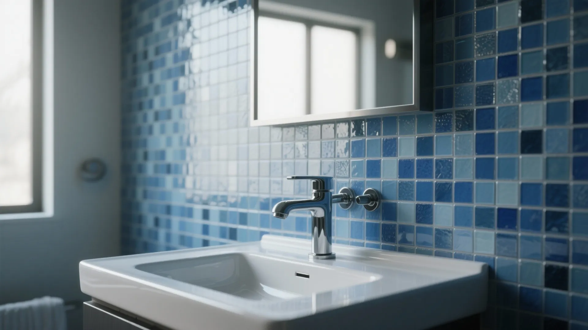 3. Mosaic Tile Feature Wall