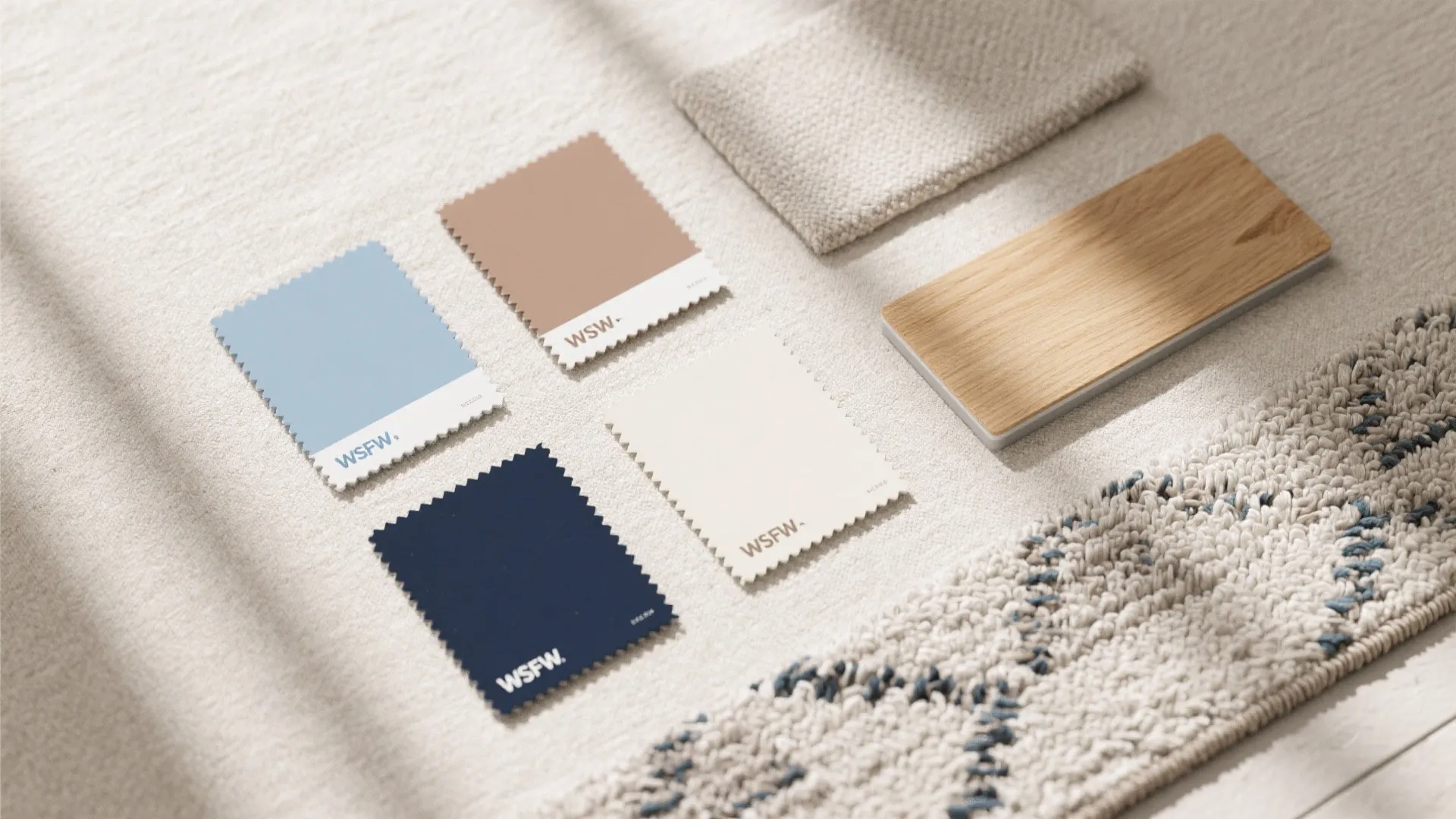 Soft Blues + Warm Neutrals Palette