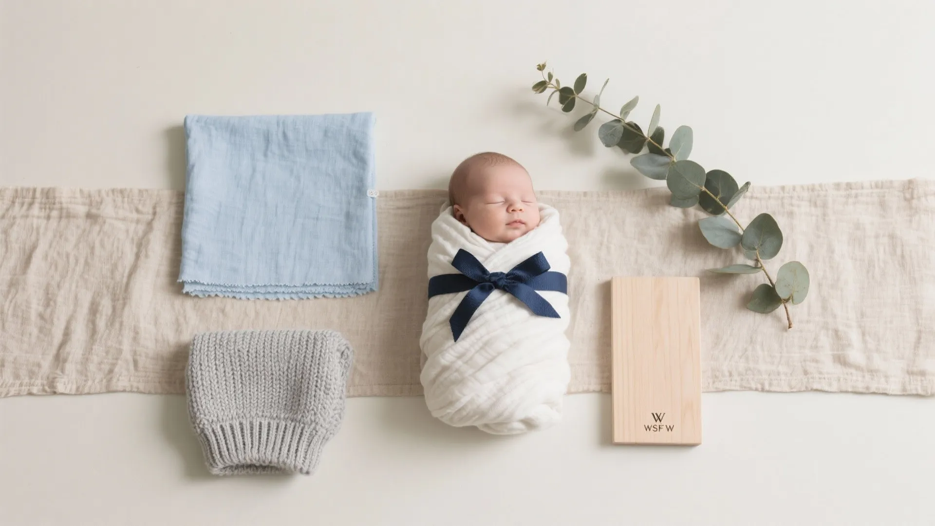 Soft Blue Neutrals With Layered Textures