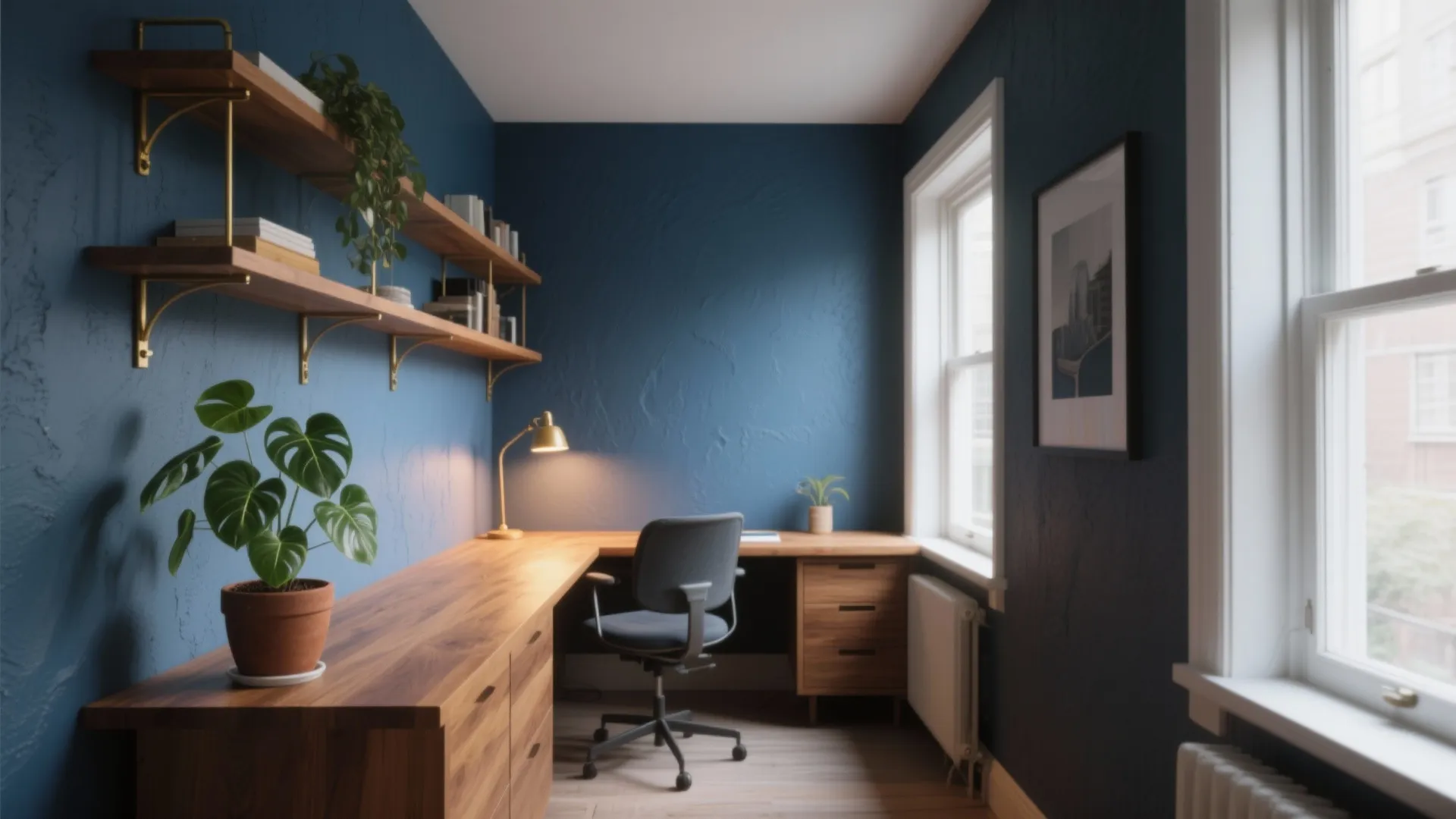 10 Blue Office Ideas for Small Workspaces: Practical, stylish blue office ideas to make compact home workspaces productive and beautiful