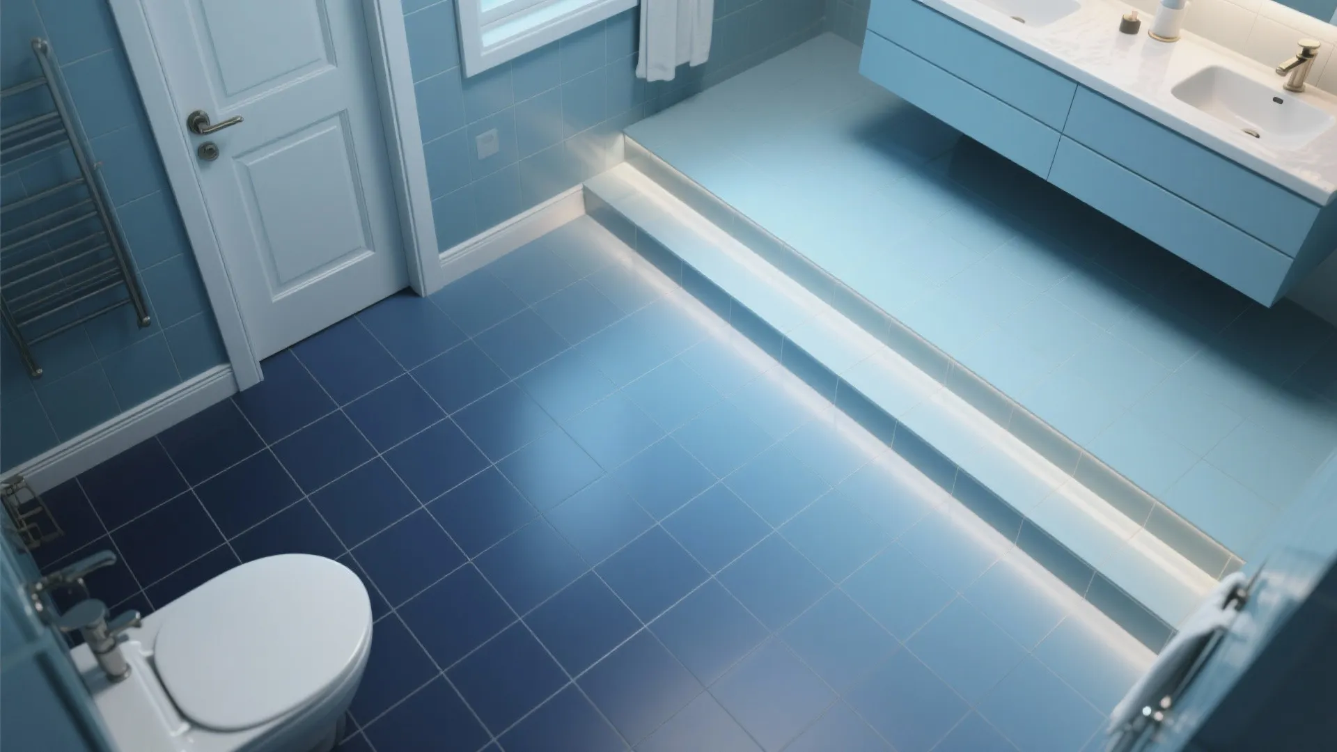 4. Blue Gradient or Ombre Layouts