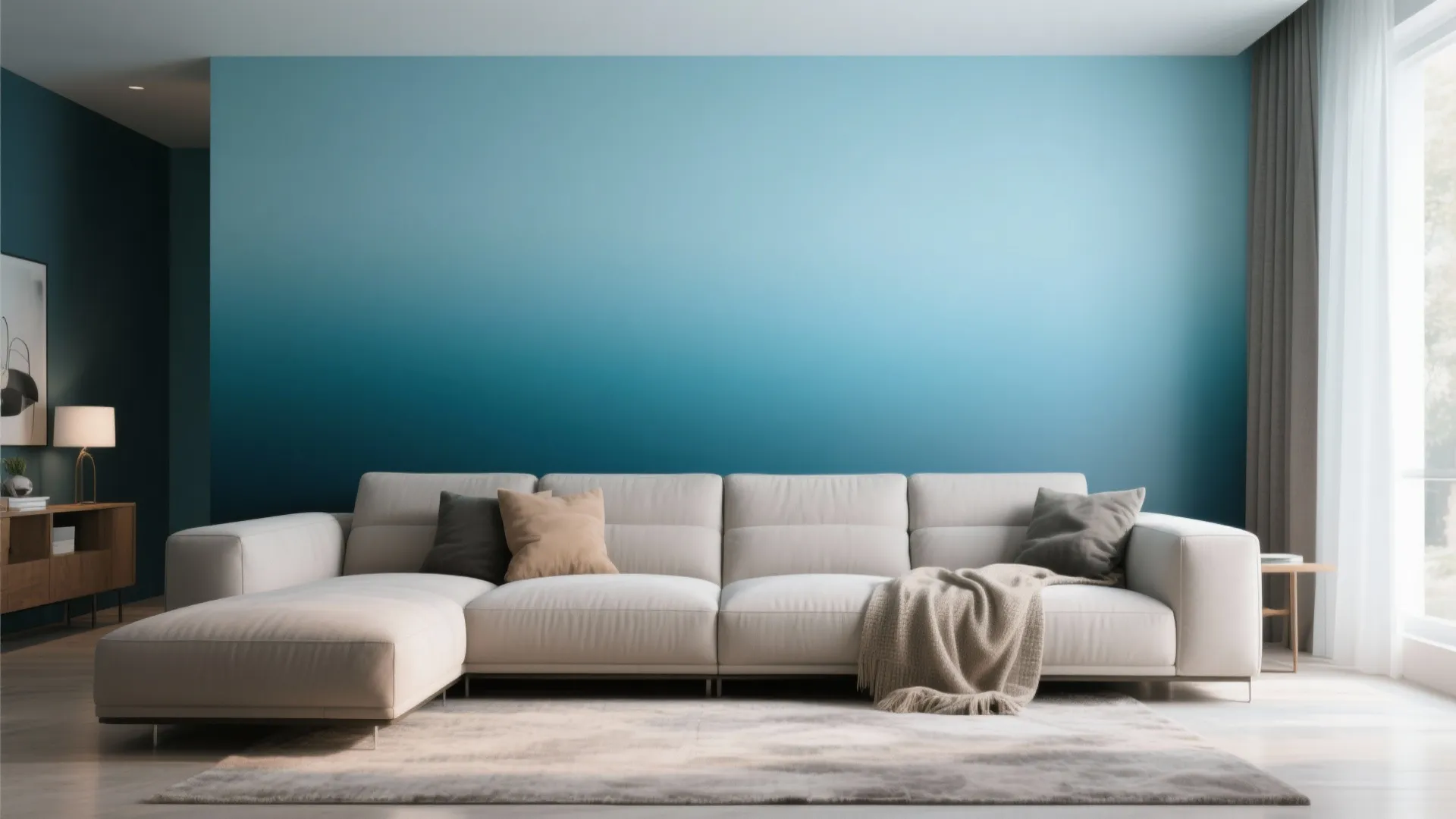 5. Two-Tone Blue Ombre Effect