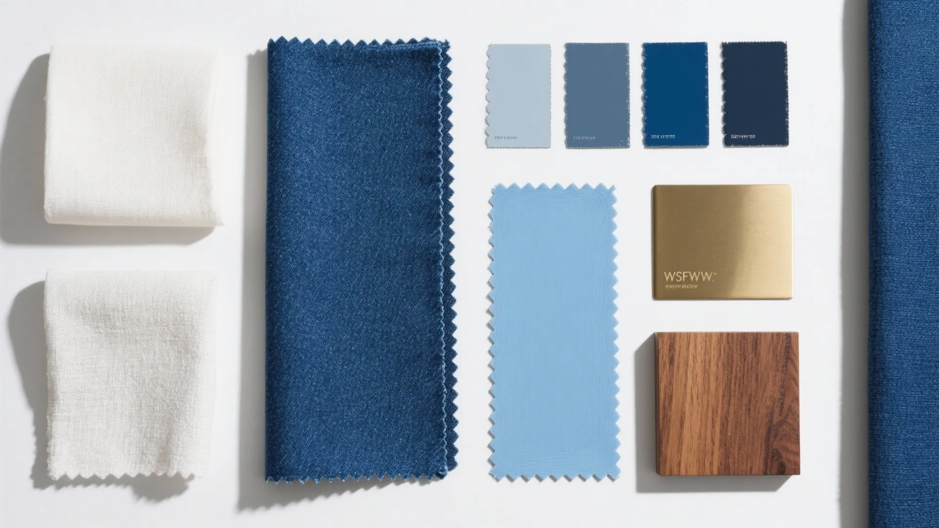 Layered Blues: Sofa, Rug, and Artwork in Tints and Shades