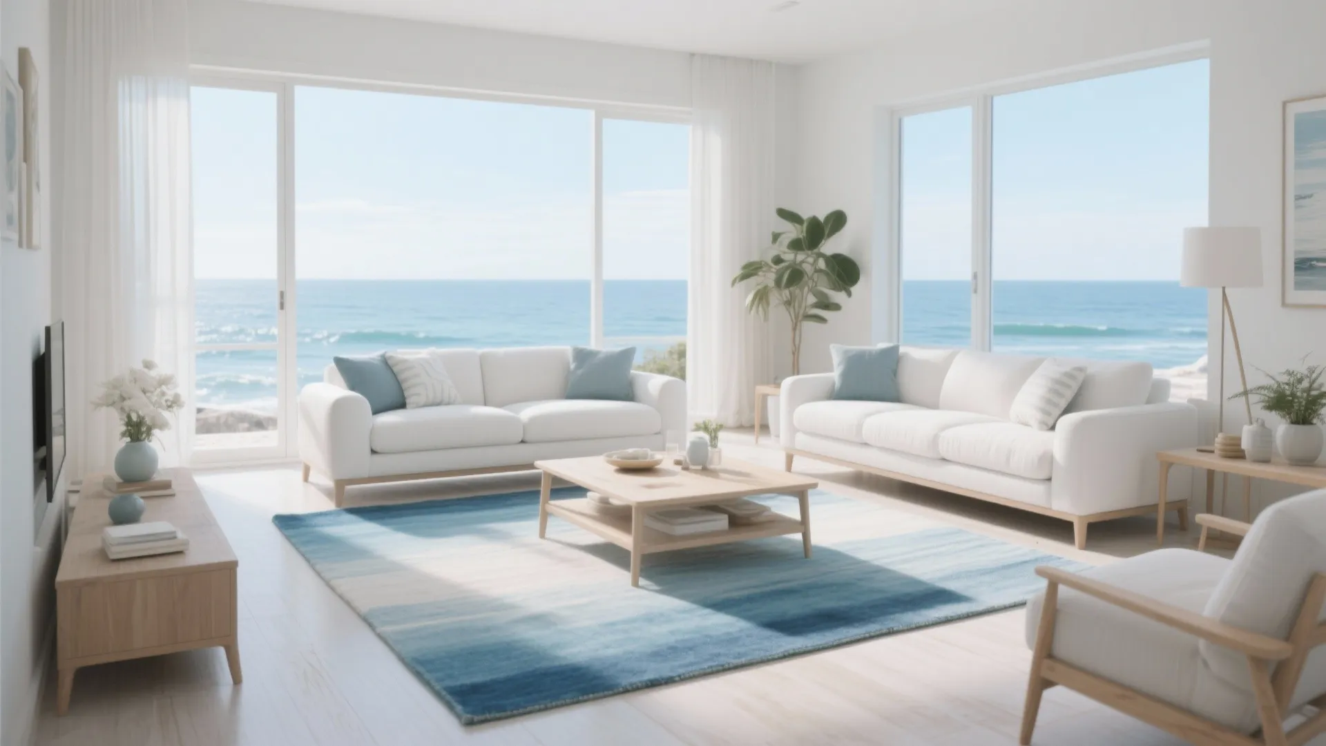 7. Ocean-Inspired Blue Tones