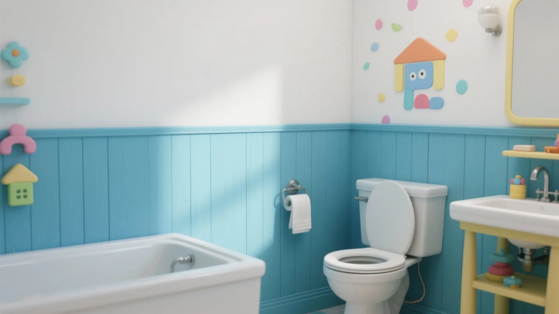 3. Half-Height Shiplap Wainscoting