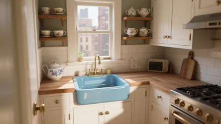 5 Blue Sink Kitchen Ideas to Transform Small Spaces
