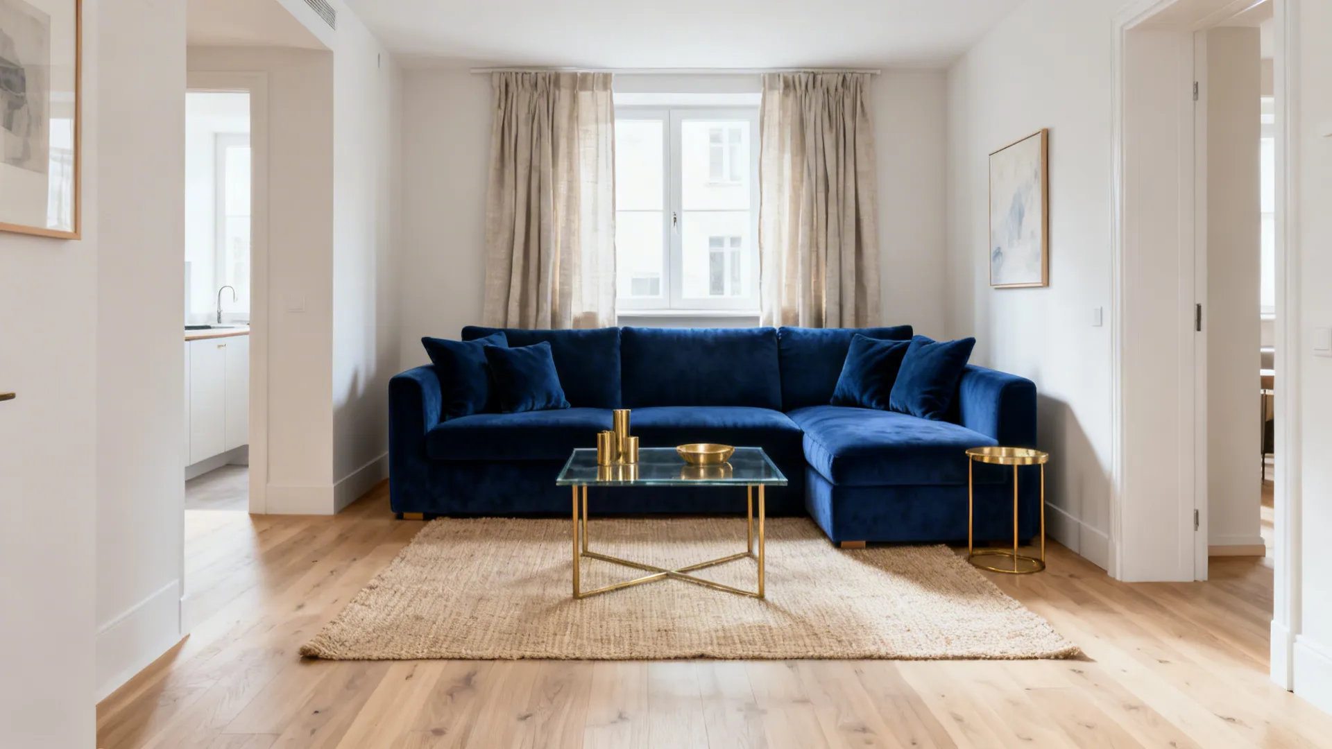 5 Living Room Design Ideas with a Blue Sofa