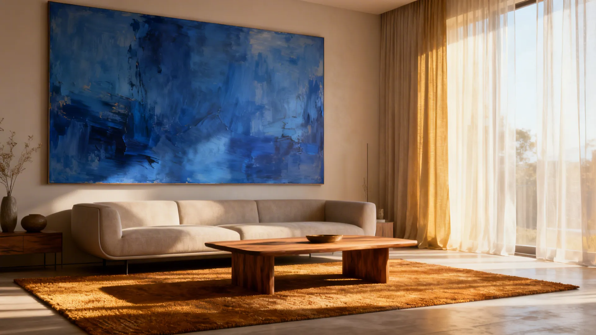 5 Blue Wall Art Ideas for Living Rooms