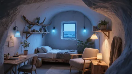 Blue Wall Lights: 5 Small-Space Ideas