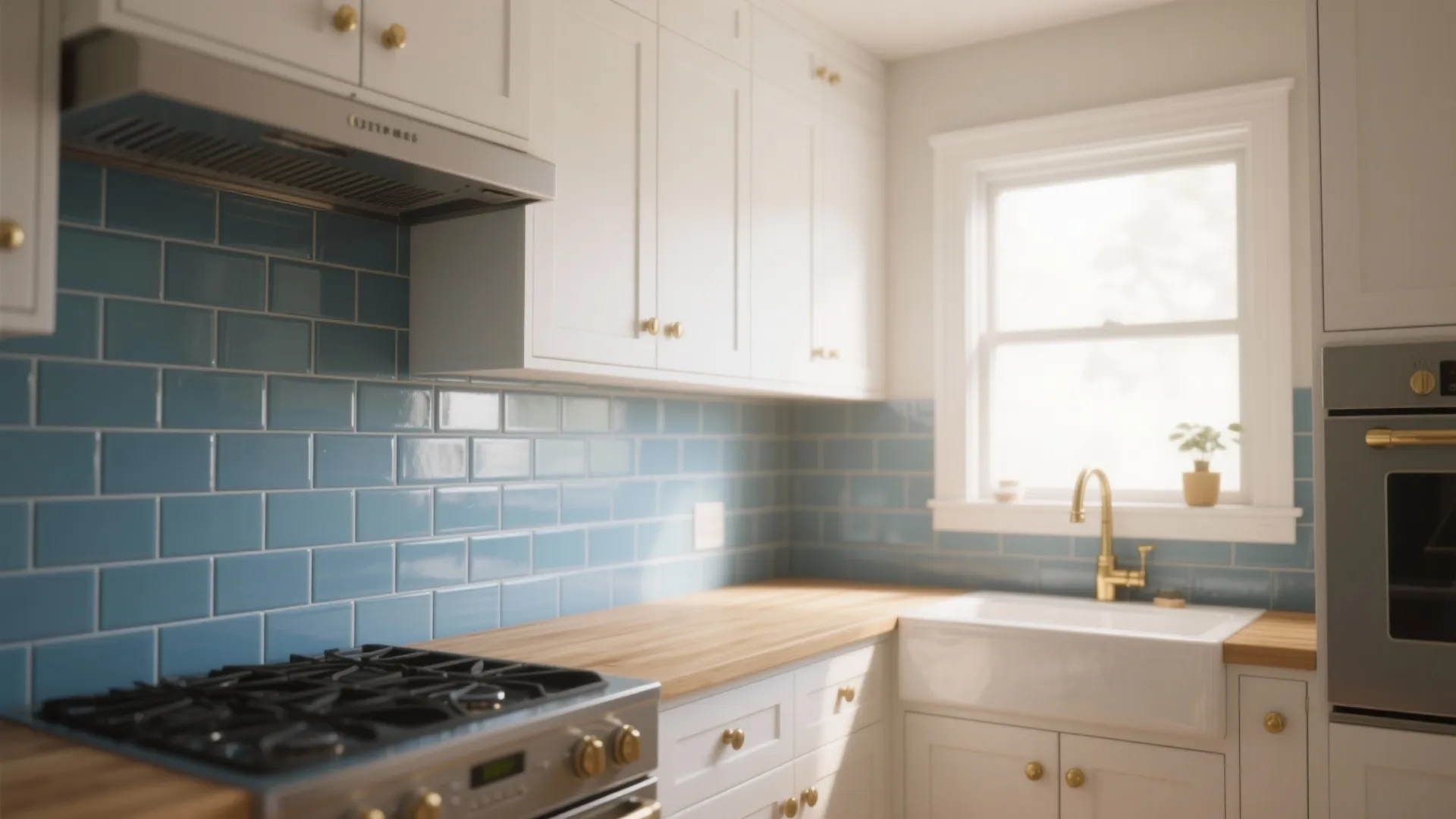 Blue Kitchen Tile Ideas: 5 Inspo for Small Spaces: Creative blue tile ideas from a senior interior designer with 10+ years of kitchen makeovers