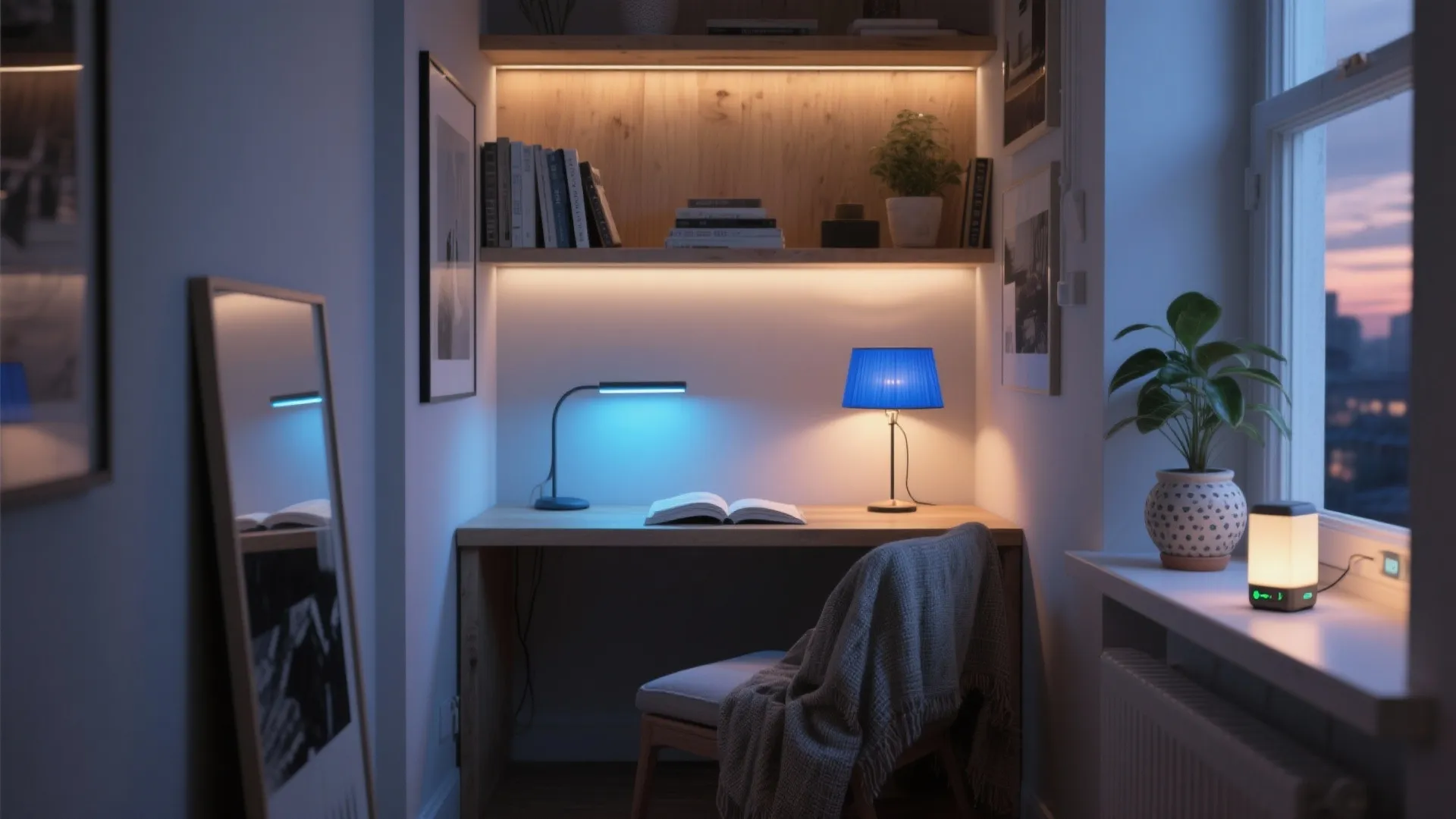 5 Blue Light Table Lamp Ideas for Small Rooms: Creative blue light table lamp inspirations to brighten small spaces with style and function