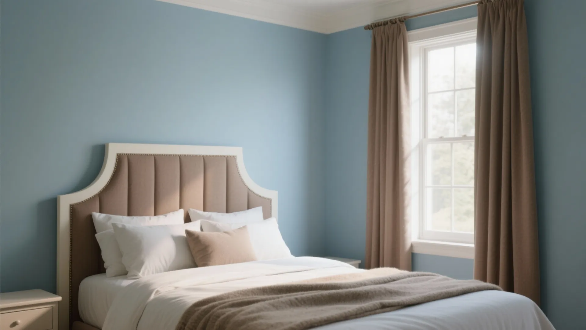 Soft Blue + Warm Taupe Balance