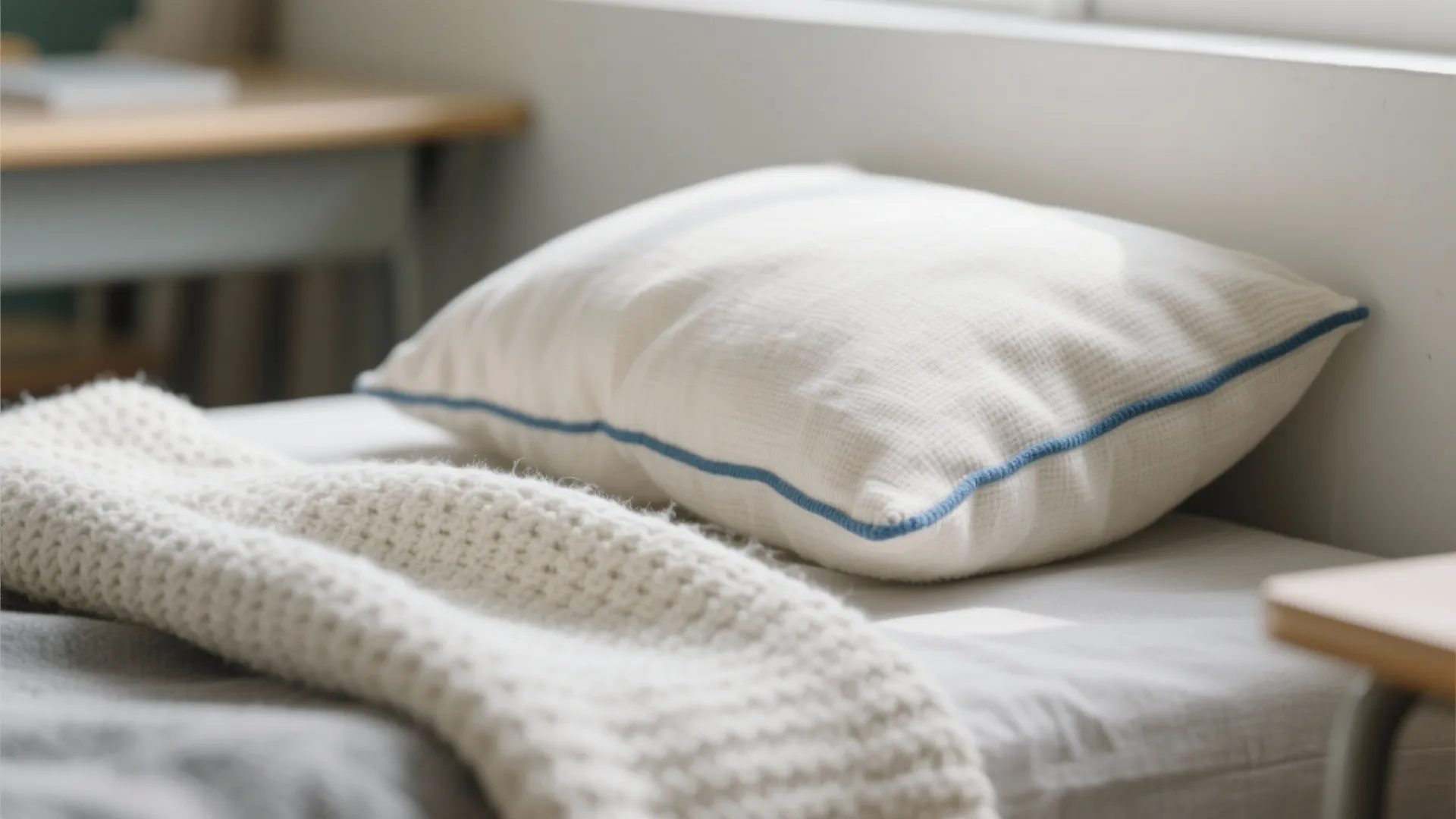 1) Soft Neutrals with Blue Accents for Study Focus