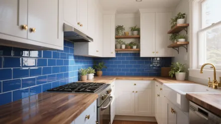 Blue Tile Kitchen Backsplash: 5 Inspiring Ideas