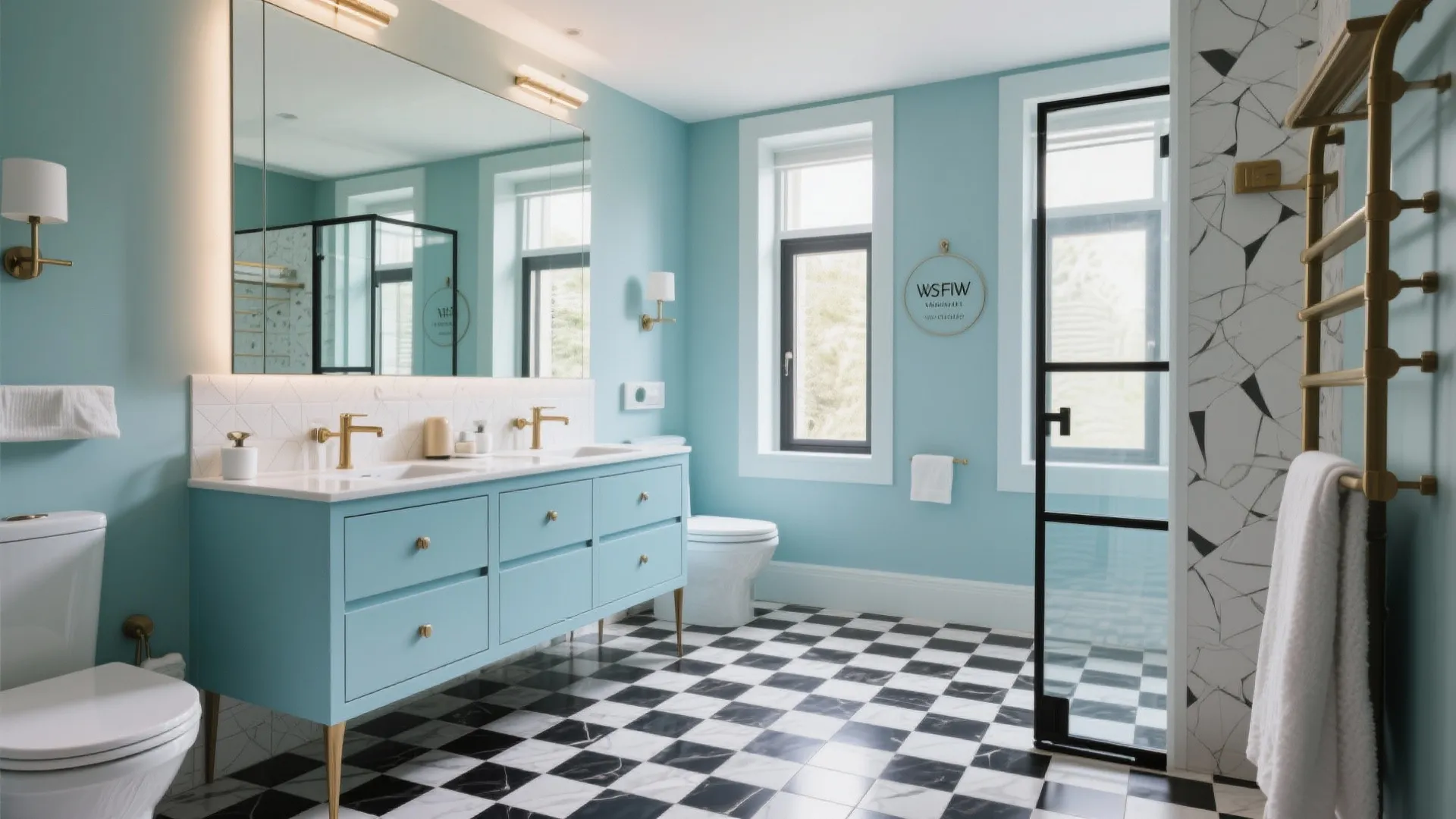 3. Go Bold with Floor Tiles