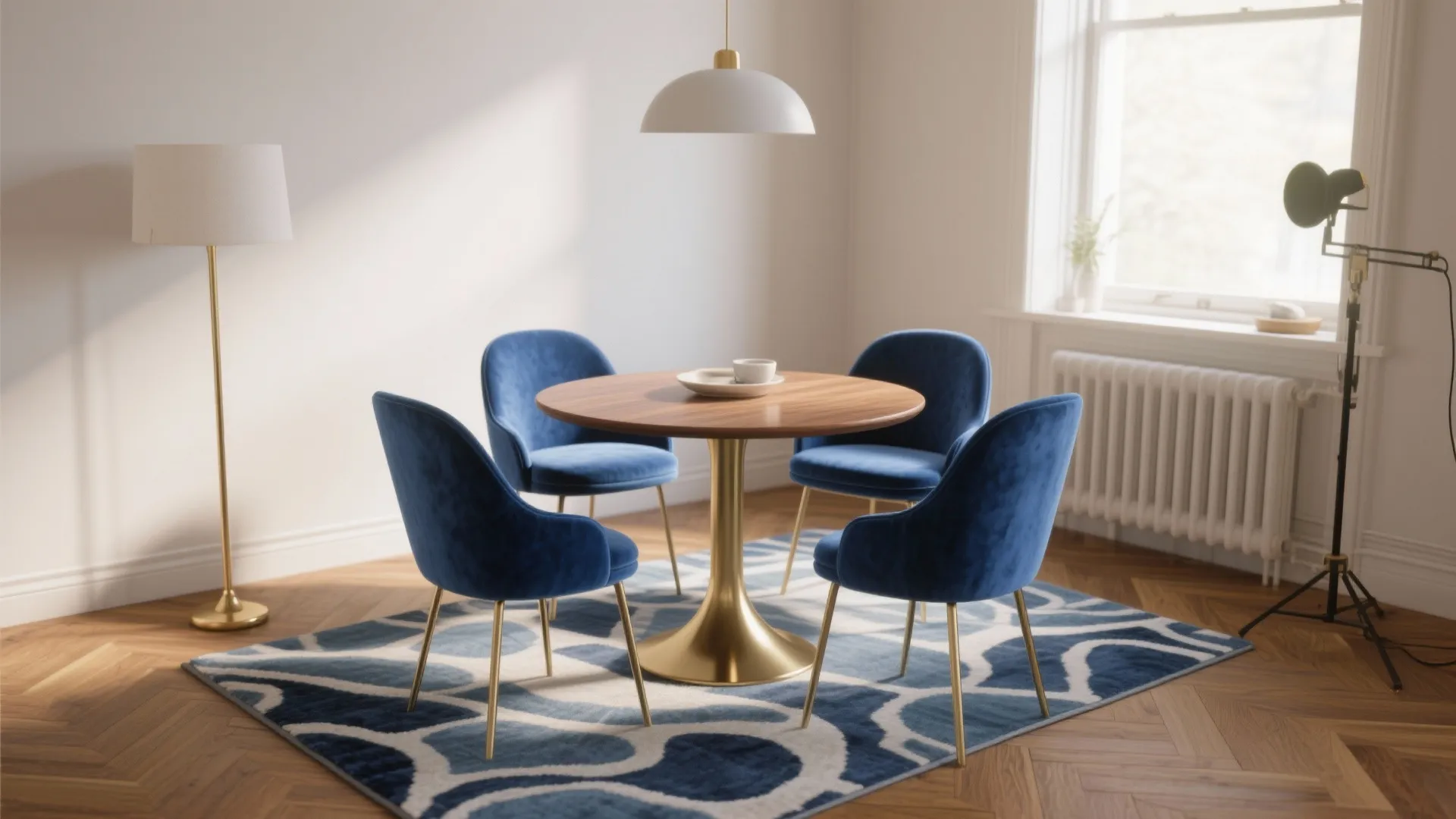 5 Blue Velvet Dining Chair Ideas: How to style blue velvet dining room chairs in small spaces — five practical inspirations from a pro
