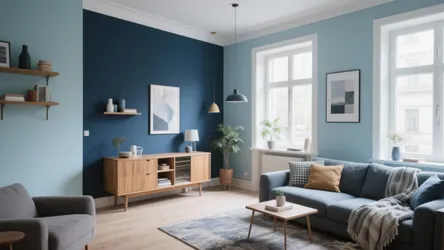 10 Blue Walls Living Room Ideas