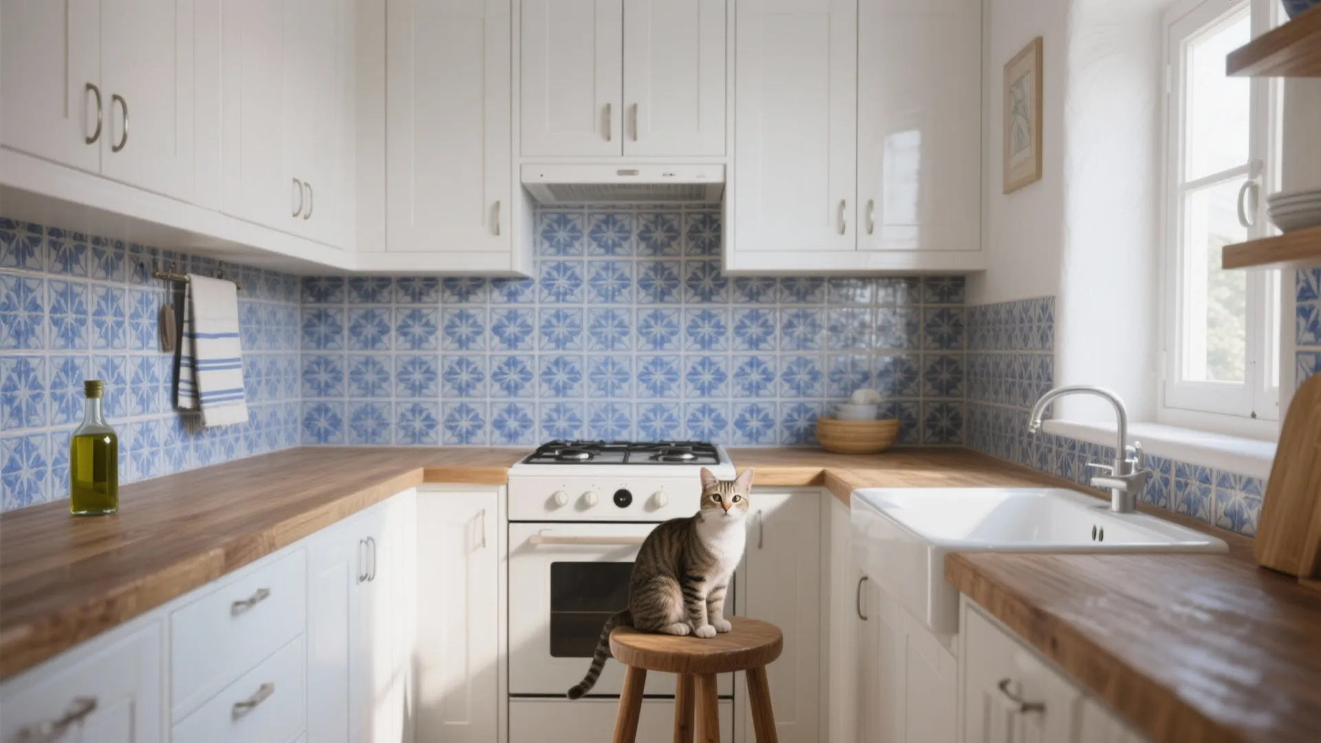 Blue & White Backsplash Ideas — 5 Inspiring Ways: How to use blue and white backsplashes to elevate small kitchens with practical tips from a pro
