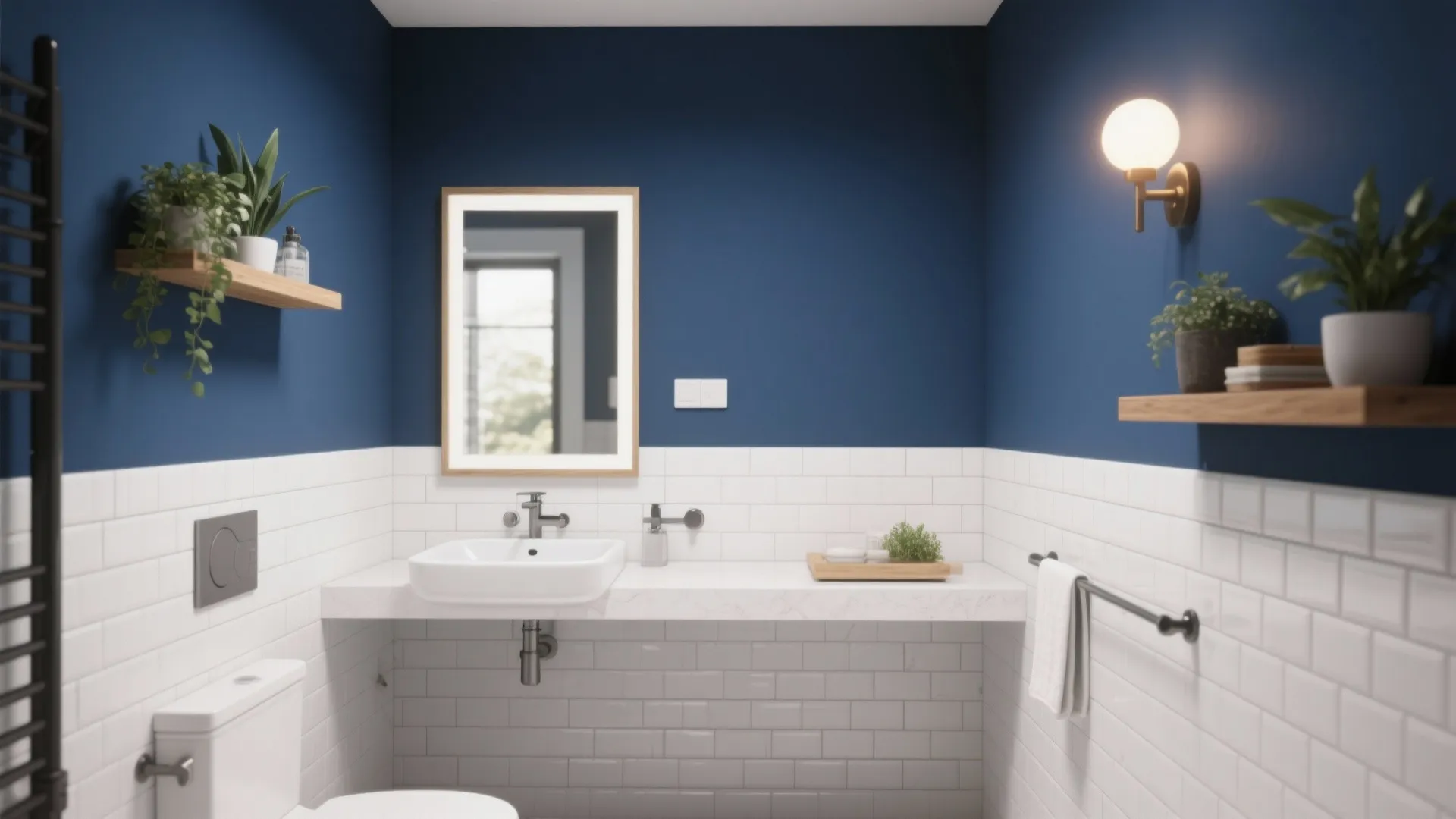 Blue & White Tile Bathroom Ideas — 5 Inspo: Small bathroom, big impact: blue and white tile designs I swear by