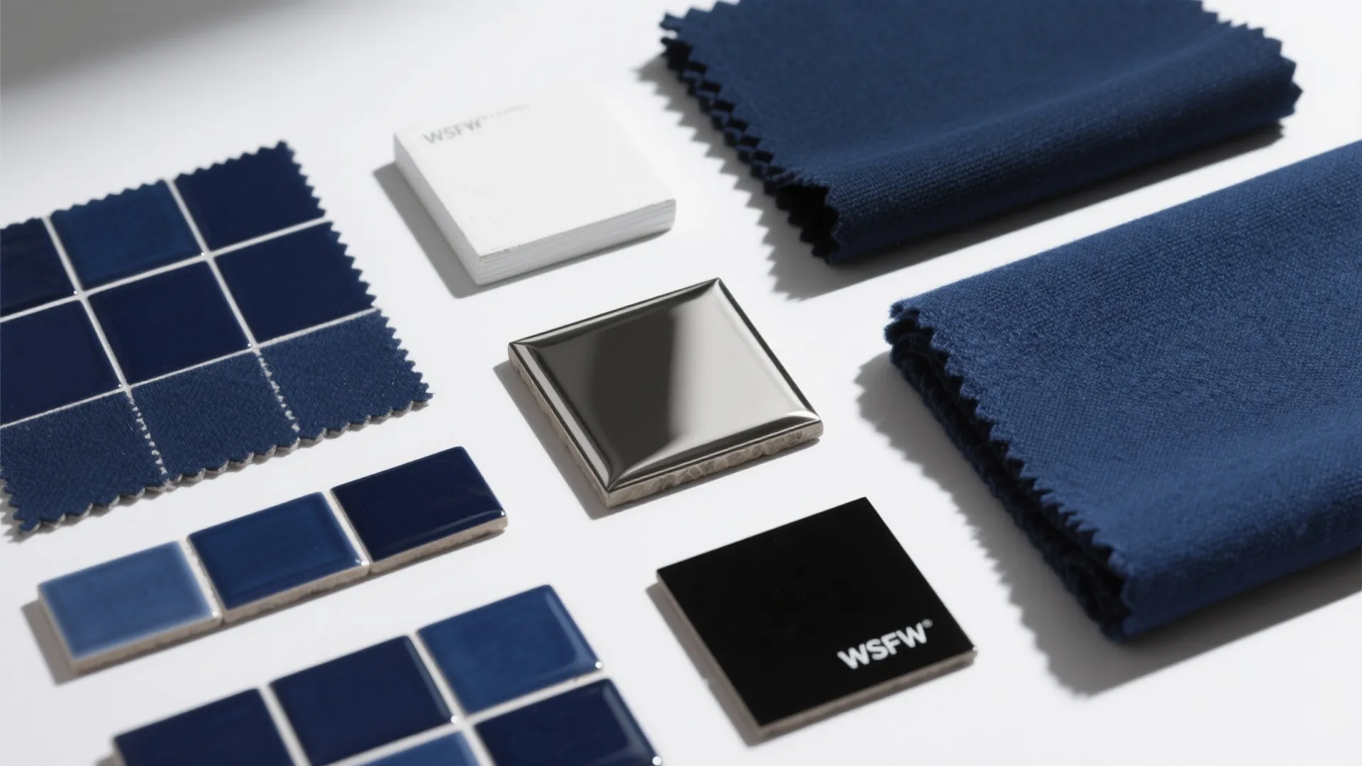 Blue and White Contrast with High-Impact Styling