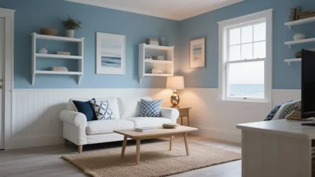 Blue White Living Room Ideas — 5 Inspo for Small Spaces