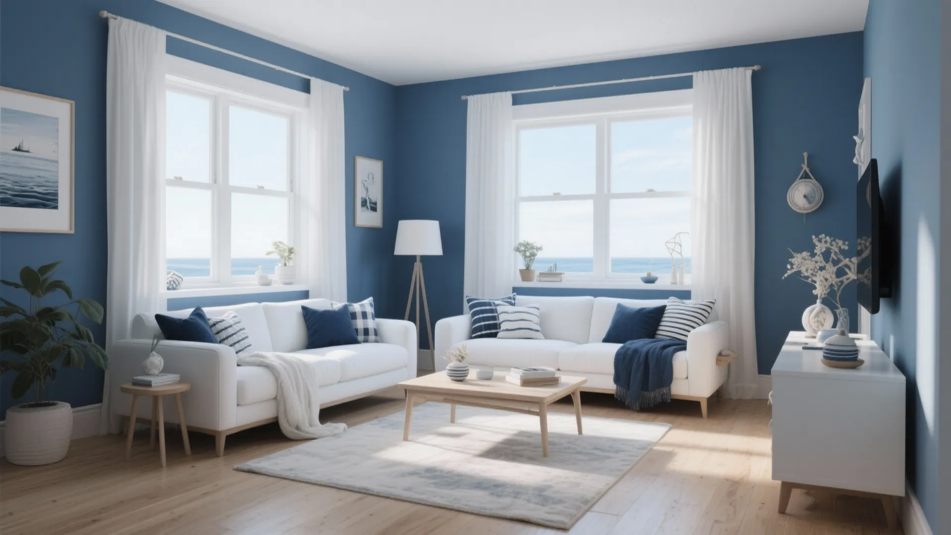 10 Blue and White Living Room Ideas You’ll Love: Fresh, timeless and easy to style – my top 10 blue and white living room ideas from over a decade of real design work.