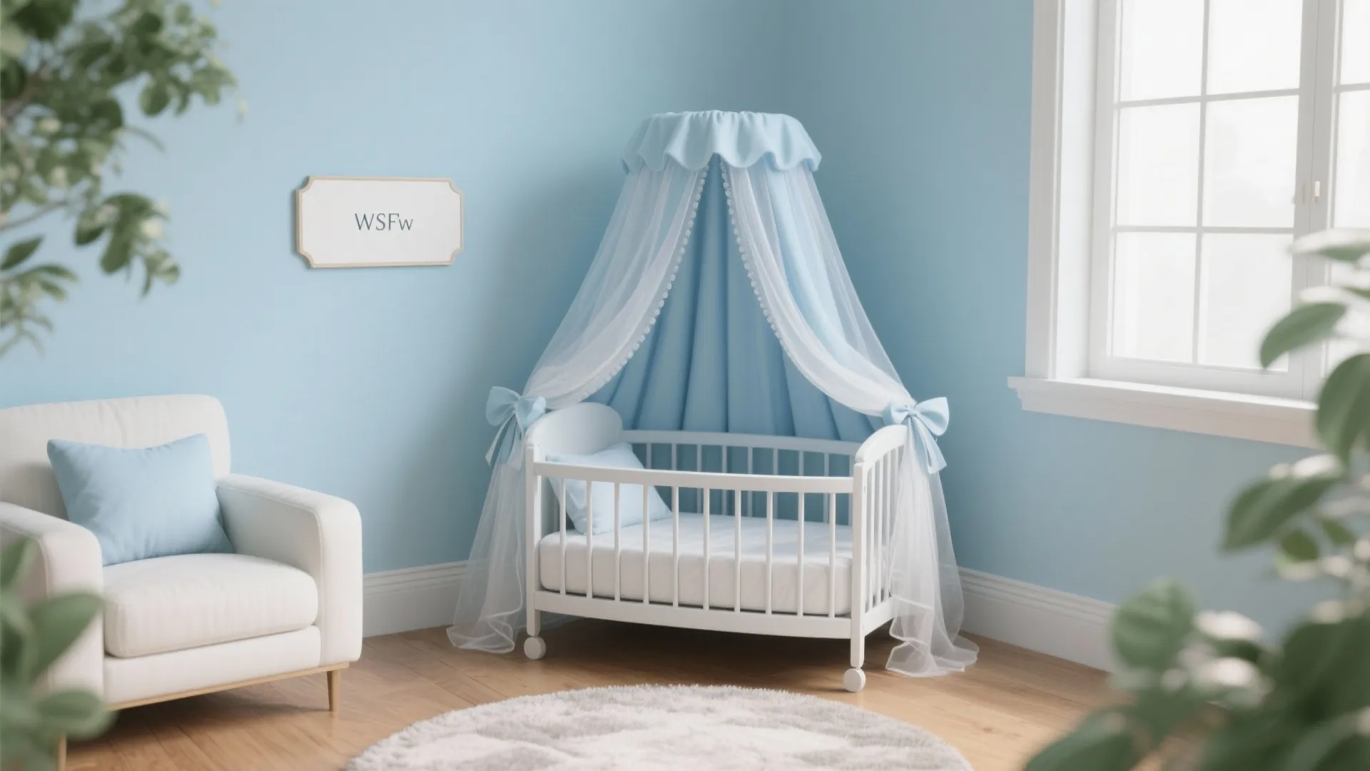 Minimal Blue & White Serenity