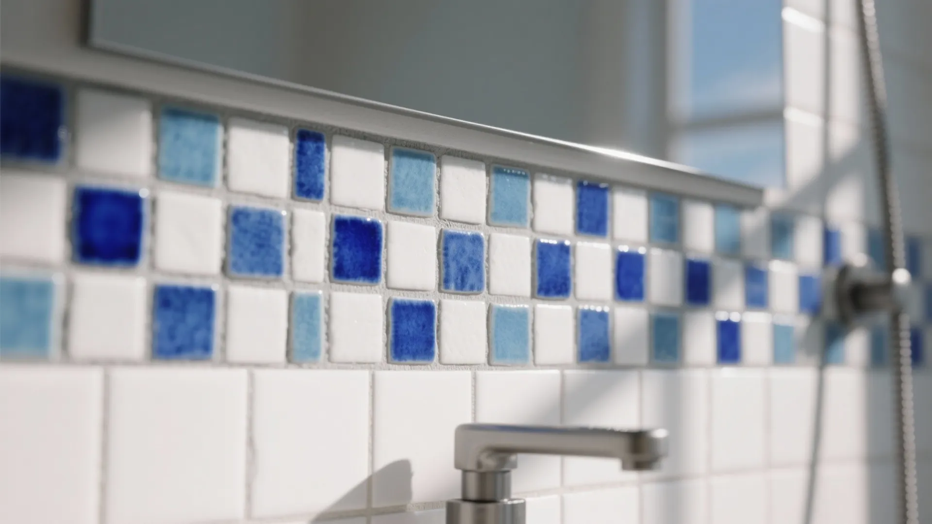 Mediterranean Blue-and-White Mosaic