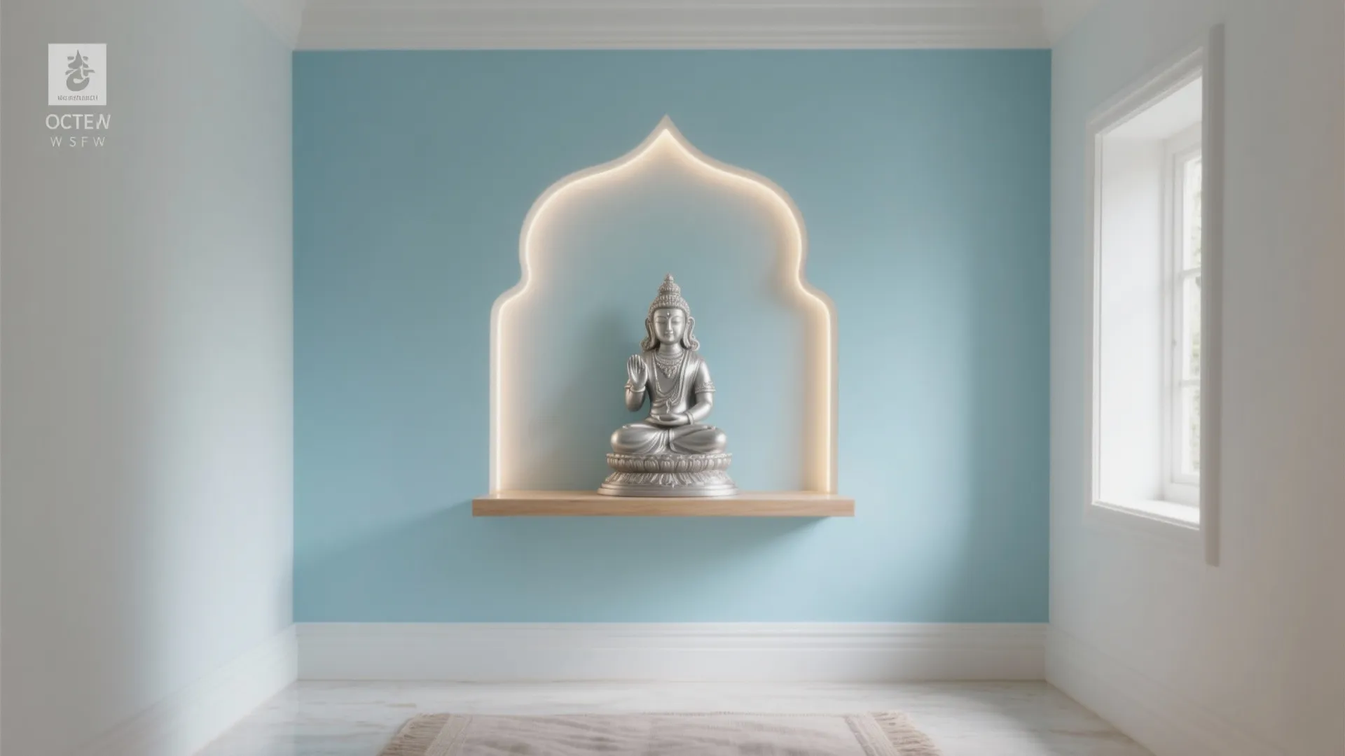 Serene Blues and Whites