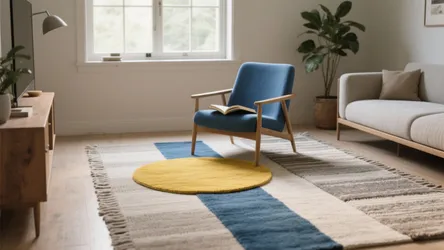 Blue & Yellow Rugs: 5 Small-Space Inspirations