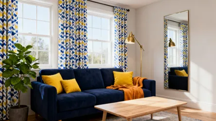 5 Modern Blue & Yellow Living Room Ideas