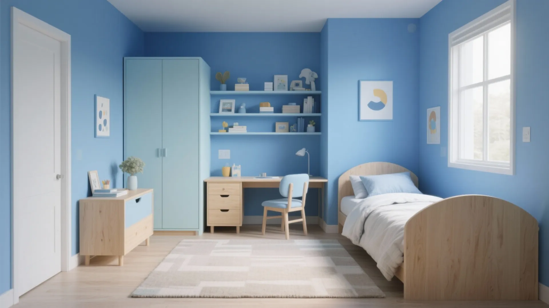 Adaptive Blue Tones for Sleep and Study