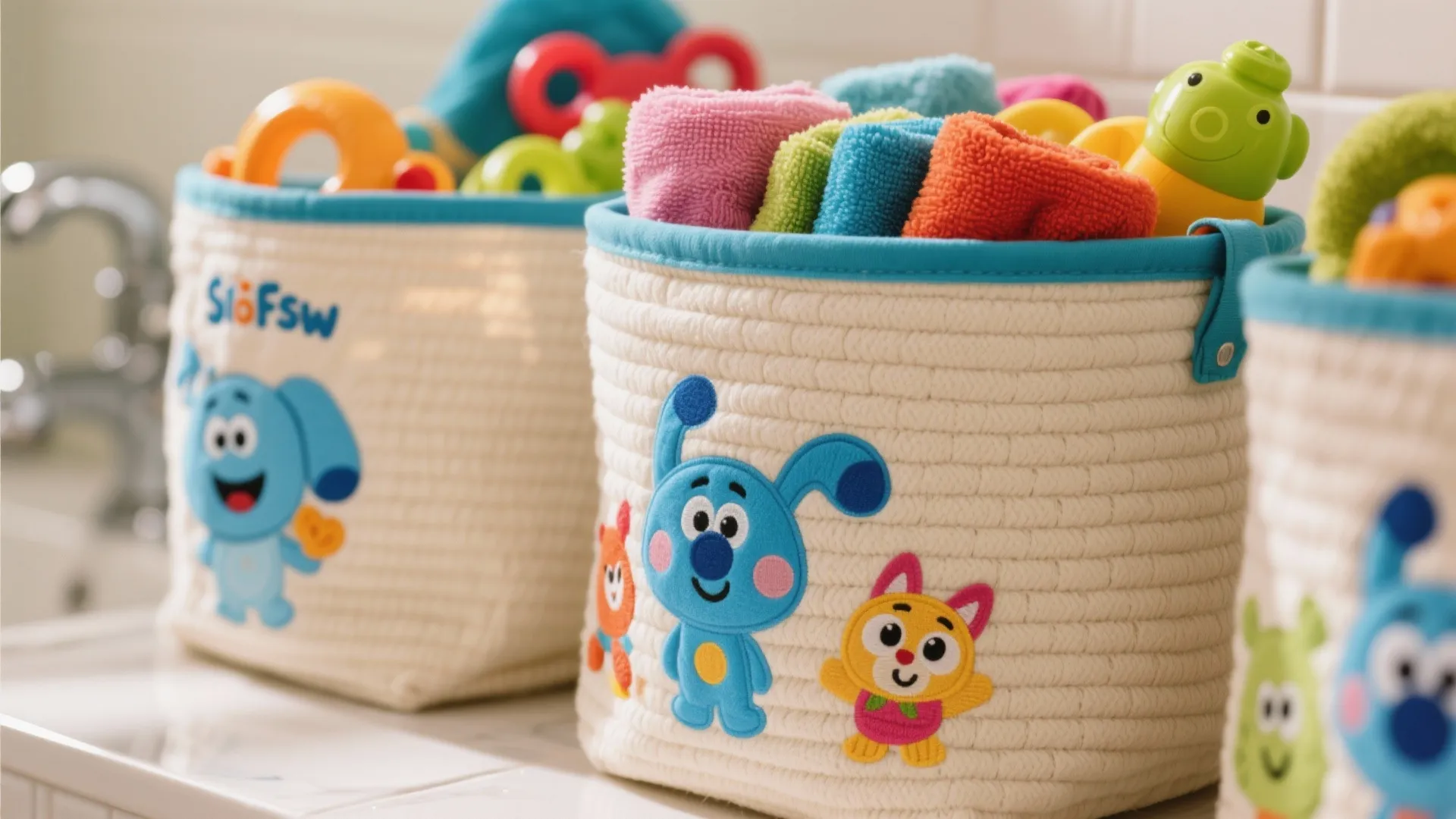 3. Character Storage Baskets