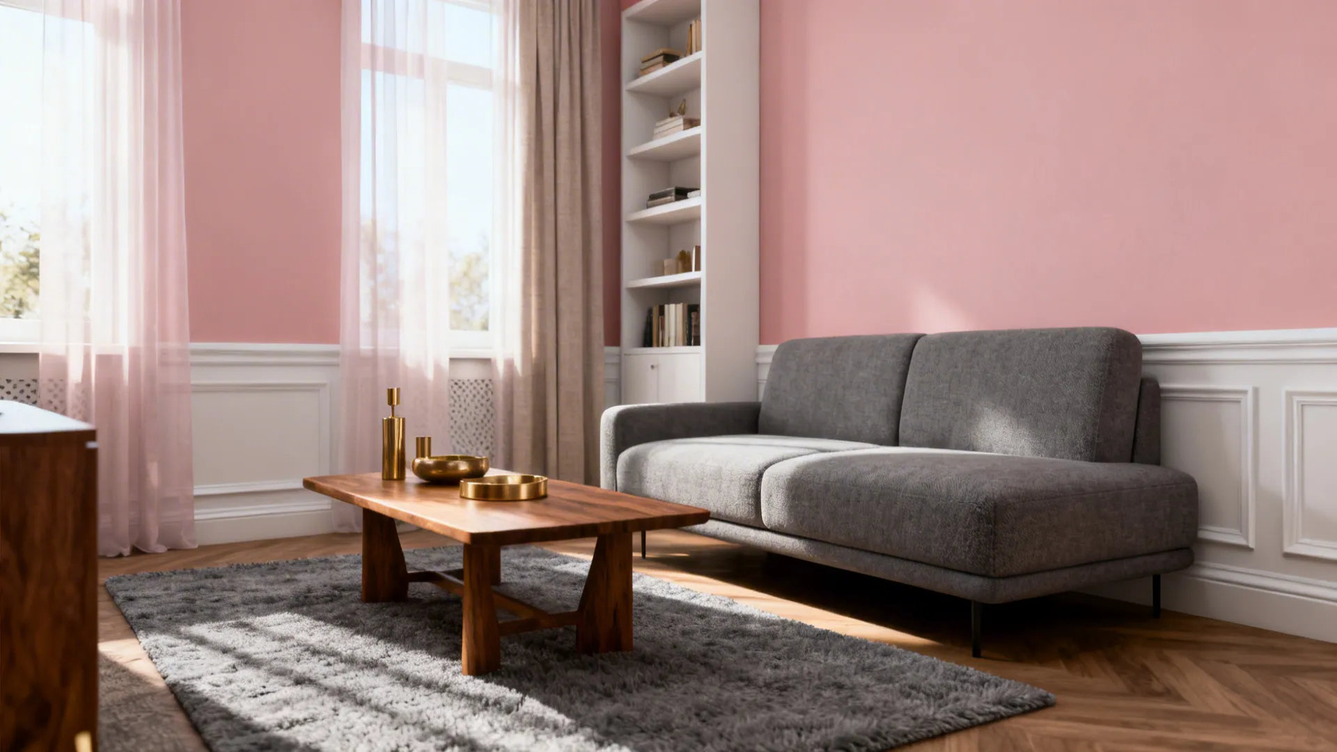 Pink, White & Grey Living Room Ideas: 5 Inspo