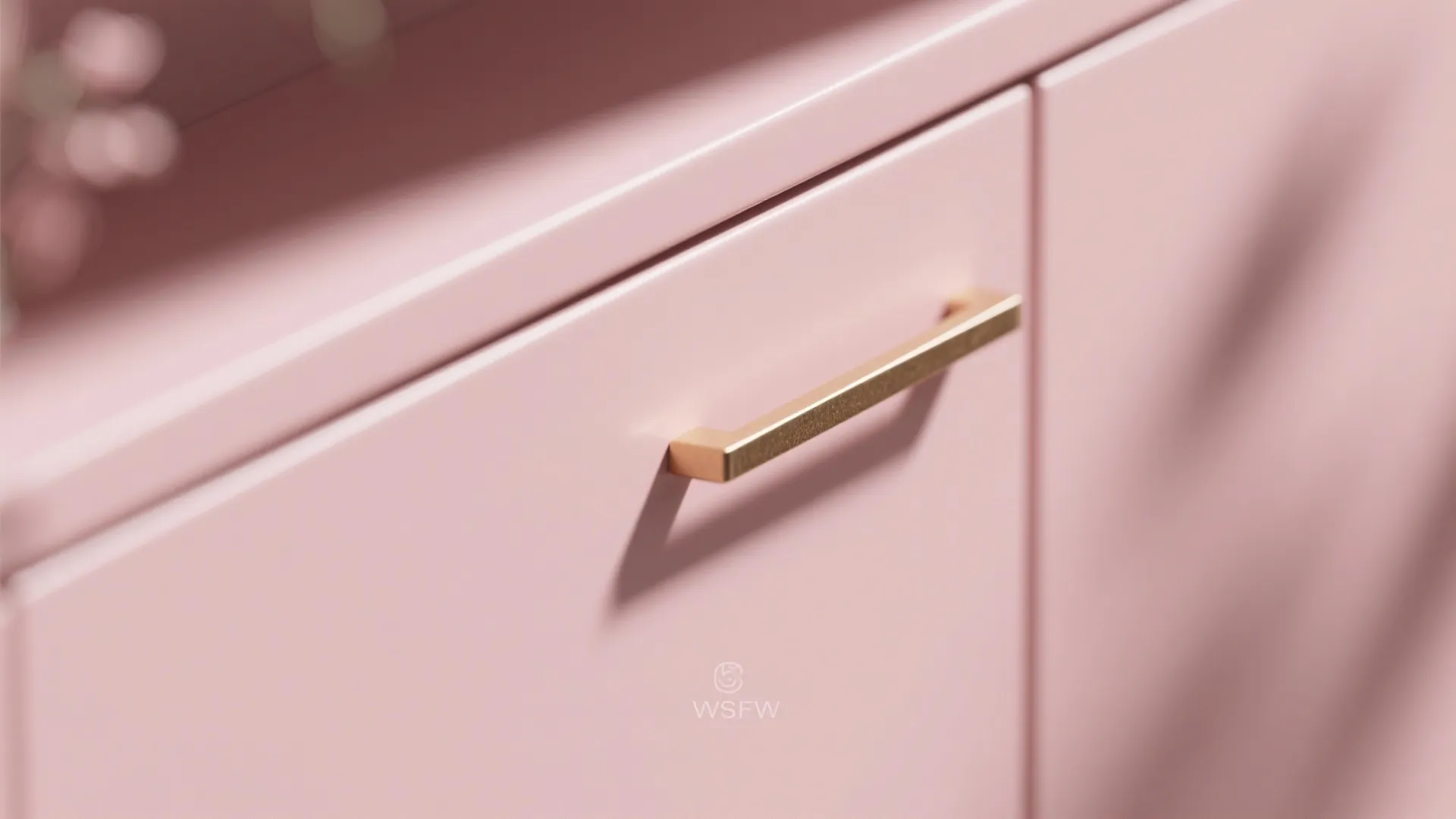Soft Matte Cabinetry in Blush