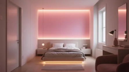 5 Pink Lighting Wallpaper Ideas for Small Spaces