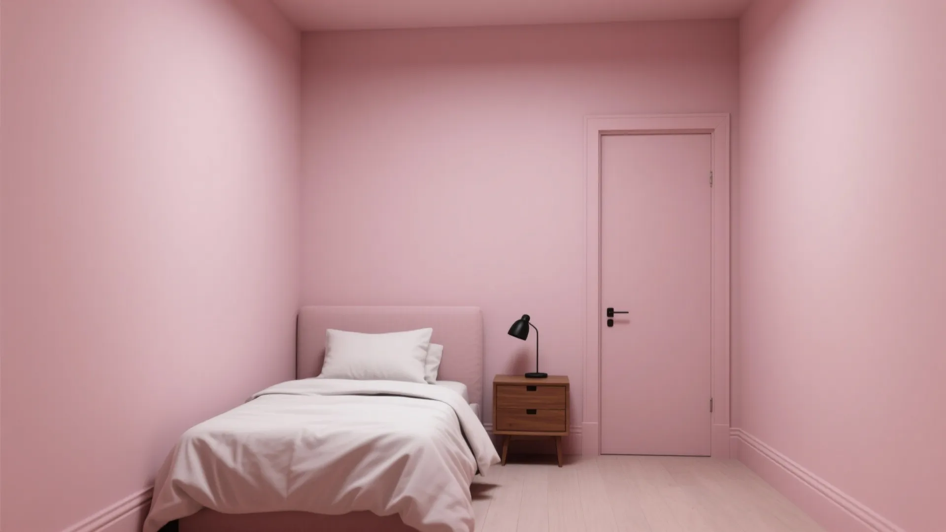 Idea 3: Color Drenching in Blush (Walls, Trim, and Doors)