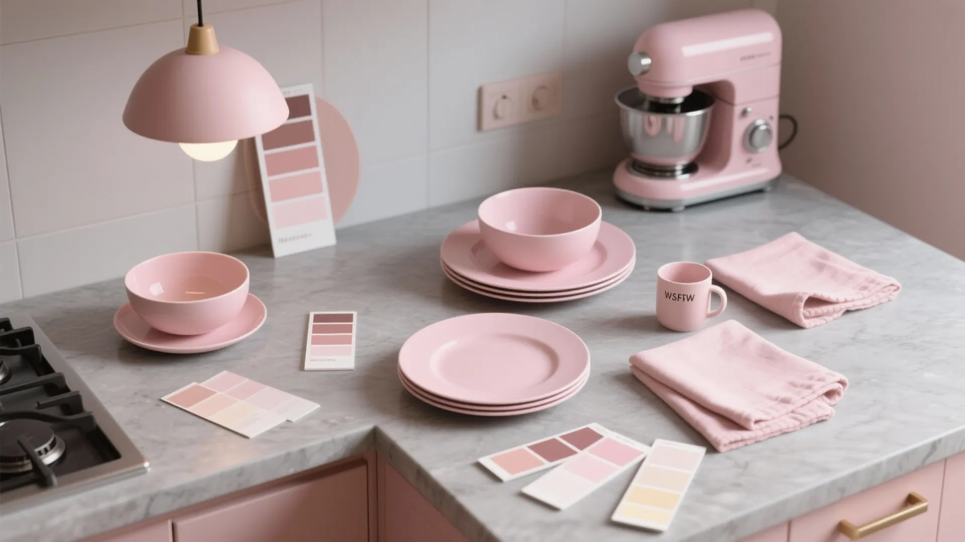 Soft Blush/Pink: Subtle, Modern Romance