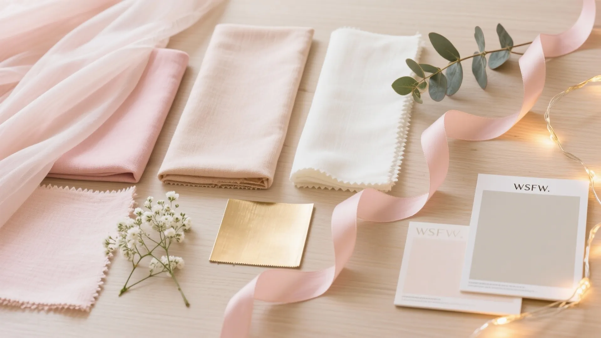 Pastel Blush & Gold Palette