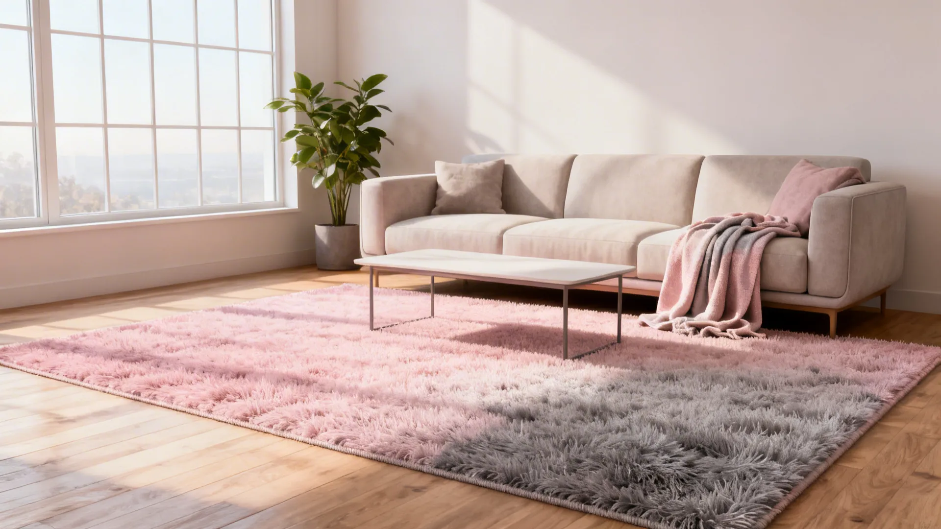 5 Pink and Grey Rug Ideas for Small Living Rooms