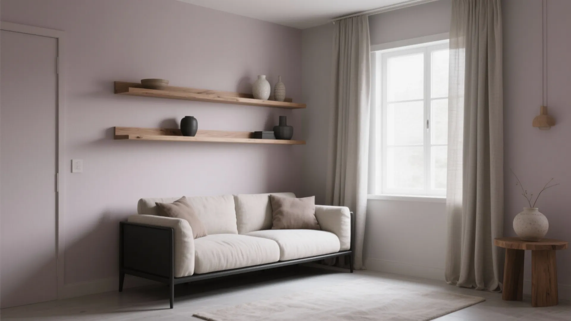 Gentle Pink-Grey: Dulux Sweet Embrace for Calming Zones