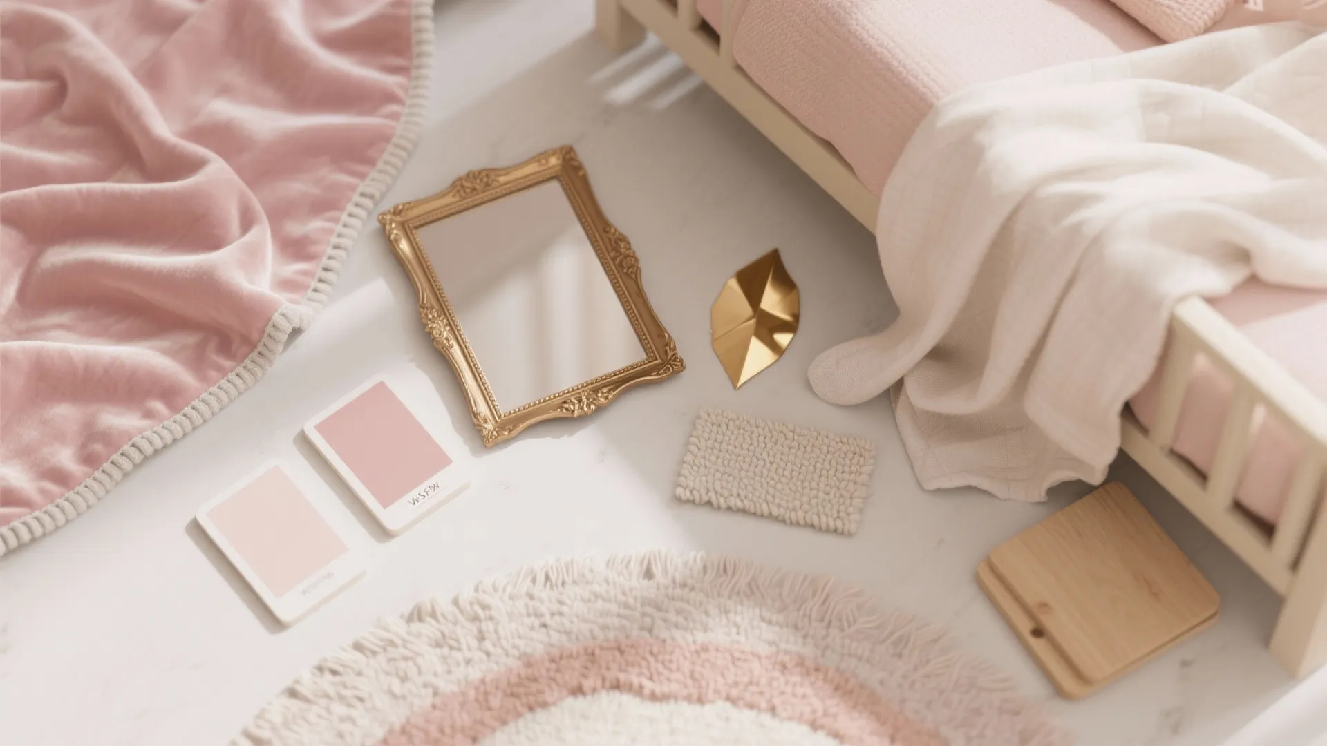 Soft Blush and Warm Metallics