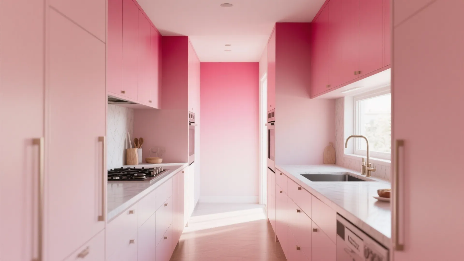 4. Blush Ombre Accents