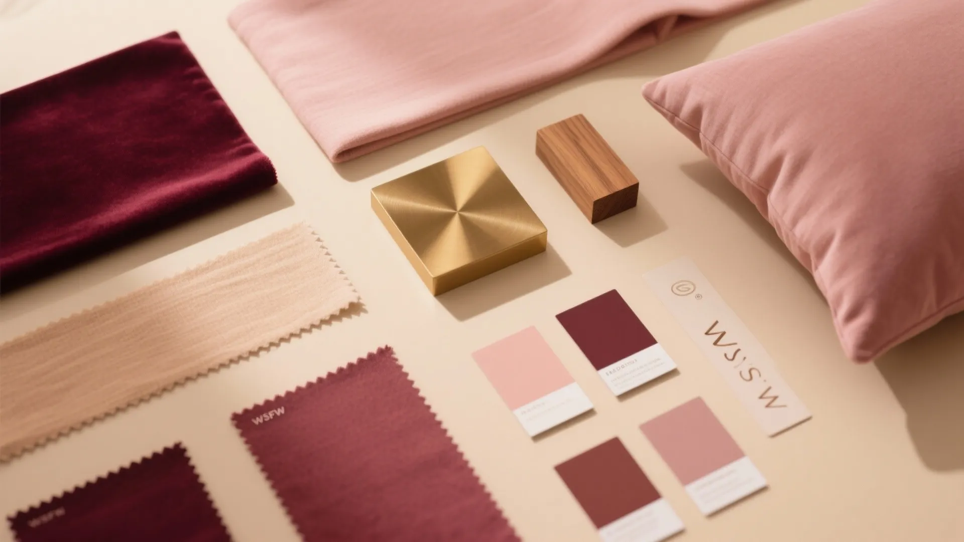 Burgundy and Blush Color Palette