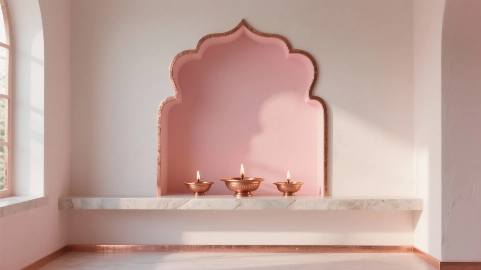 Blush Peach + Ivory + Copper: Soft Devotion