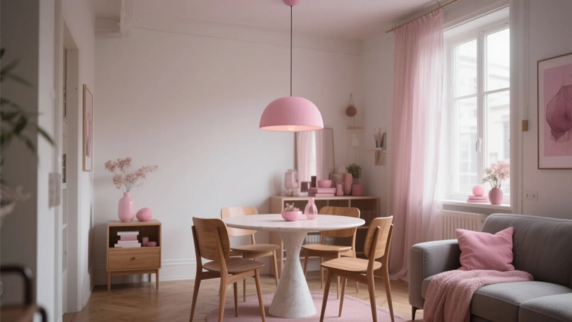 5 Pink Light Fixture Ideas for Small Spaces: How I use pink light fixtures to add warmth, depth and personality in compact homes