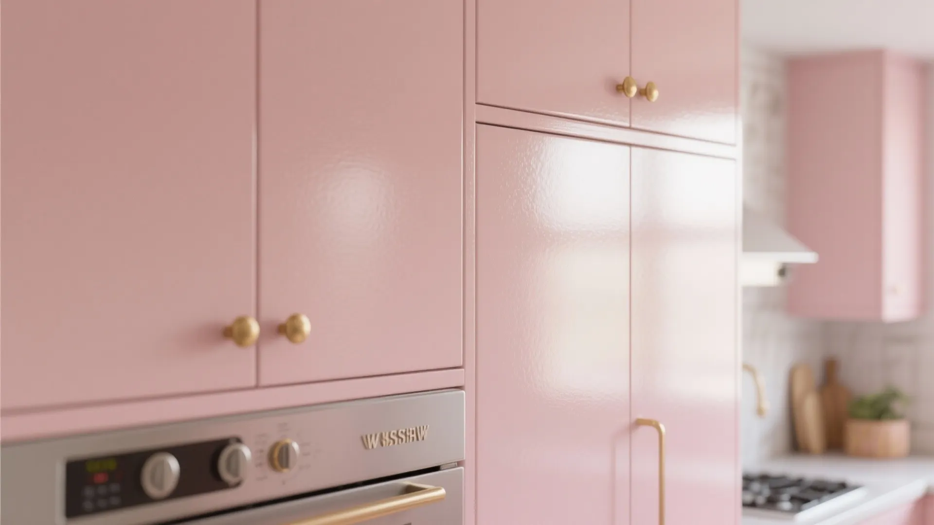1. Blush Pink Cabinetry