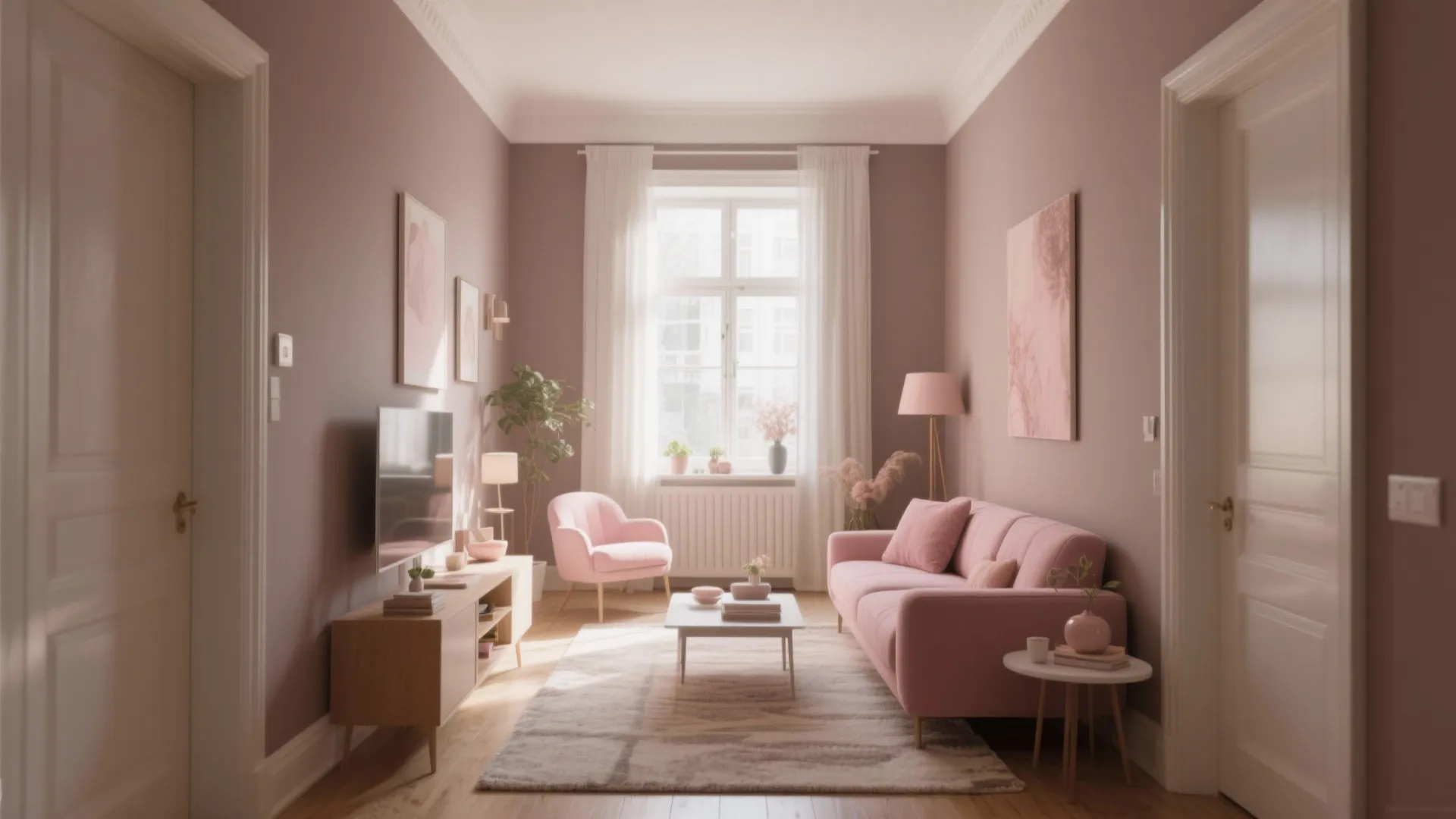 6. Soft Blush and Taupe