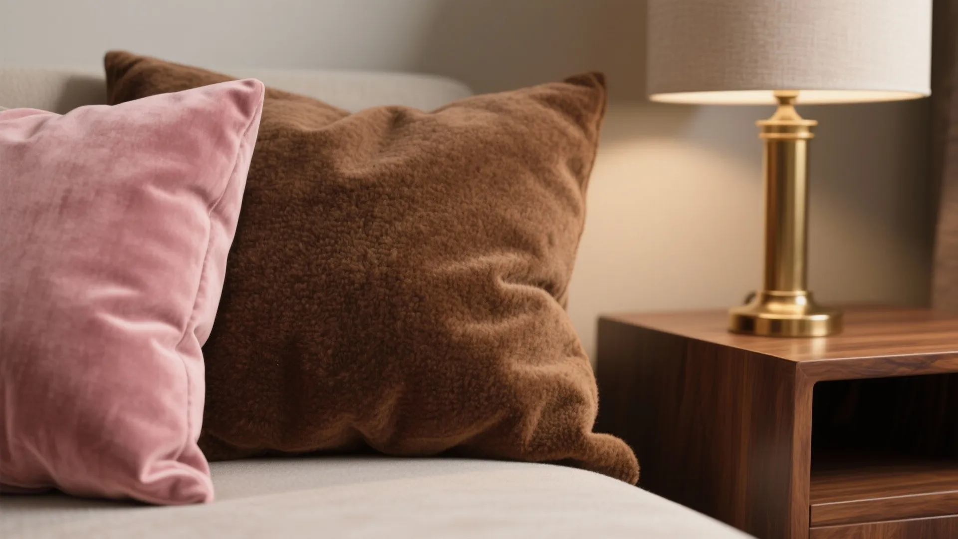 1. Warm Neutrals with a Blush Accent